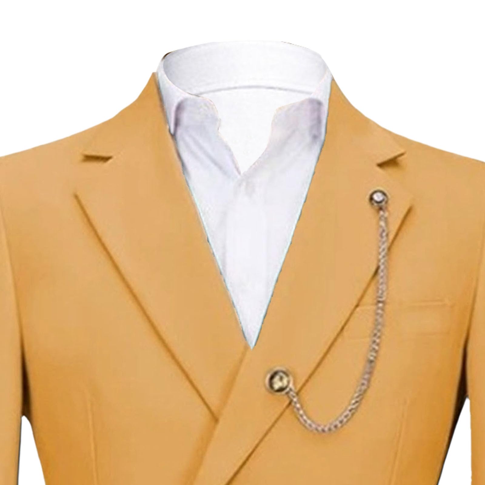 Costume Homme Coupe Classique 2 Pièces Smoking Ajusté Veste Pantalon Revers Pointus Mariage Affaires