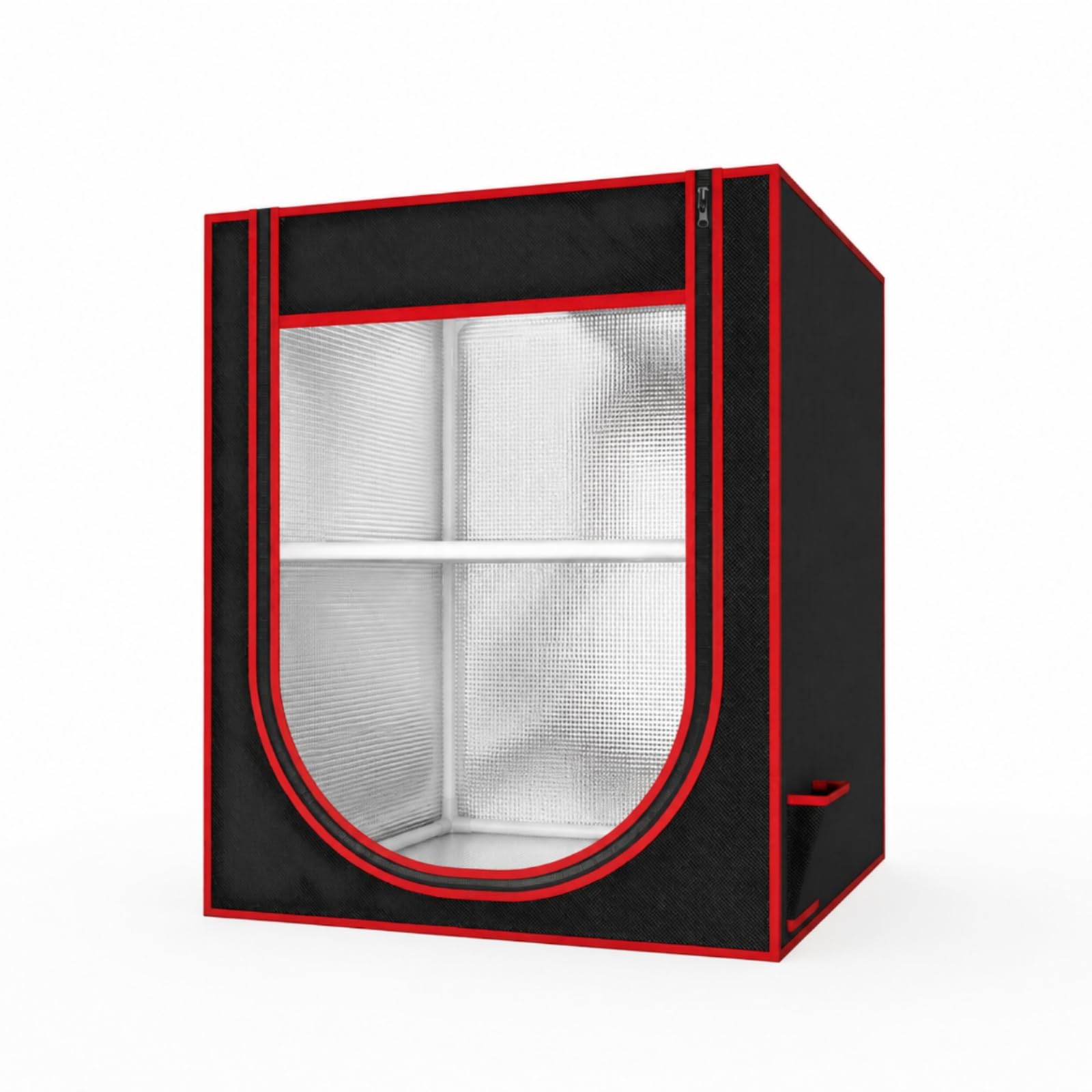Filament-Aufbewahrungsbox mit Sichtfenster feuchtigkeitsgeschützt Filament-Tasche mit Reißverschluss platzsparend Aufbewahrungsbox für Hobbyraum, Rot