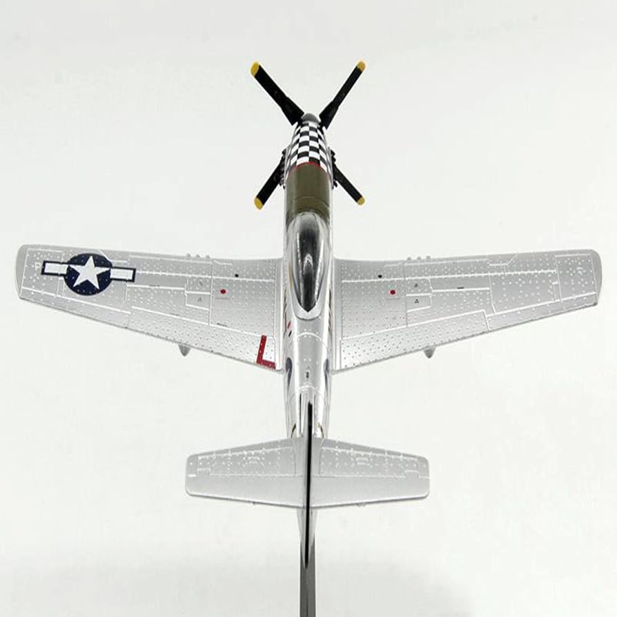Amazon | 1/72スケール 米陸軍航空 P-51マスタング戦闘機 金属製