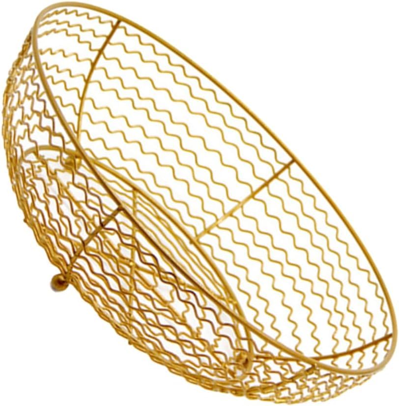 Panier de rangement en fil métallique de grande capacité pour fruits et collations maison