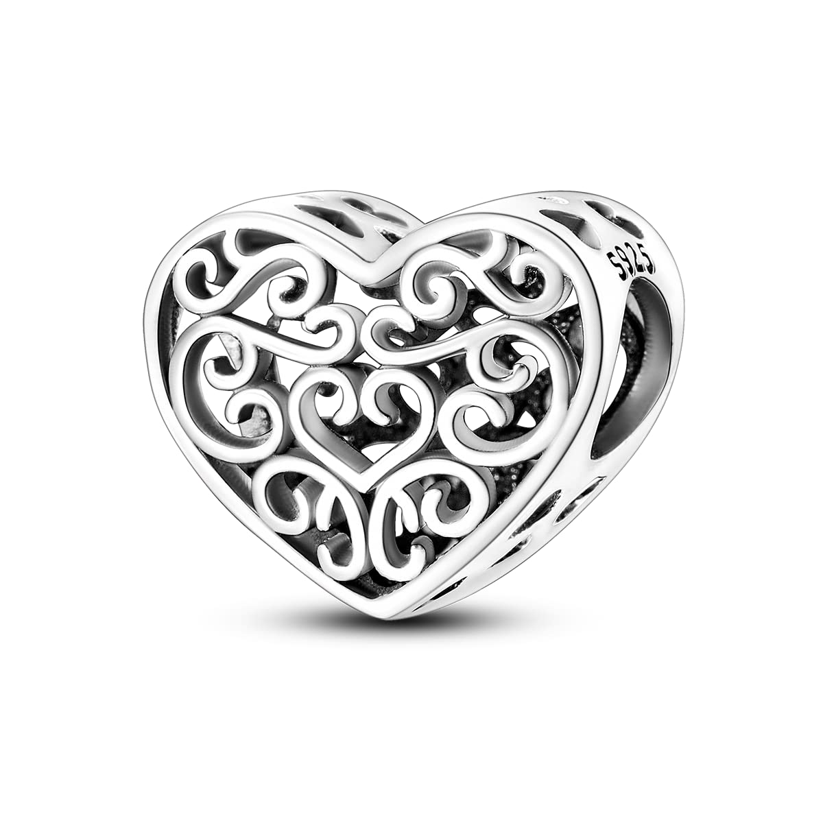 925 Sterling Silver Charm for Bracelet Dog Evil Eye Travel Love Mom Dangle Charms for European Bracelet Necklace Pendant Beads Jewelry Gift for Woman-image-37