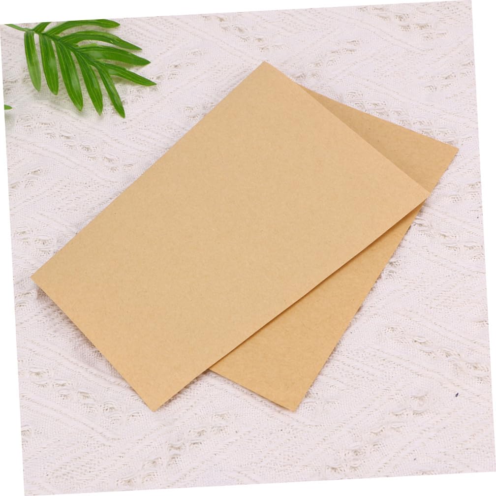 Hohopeti 100blätter Retro-kraftpapier Format Unifarben zum Falten Verpacken und Bedrucken von Geschenken Reißfest und Glatt für Bastelprojekte