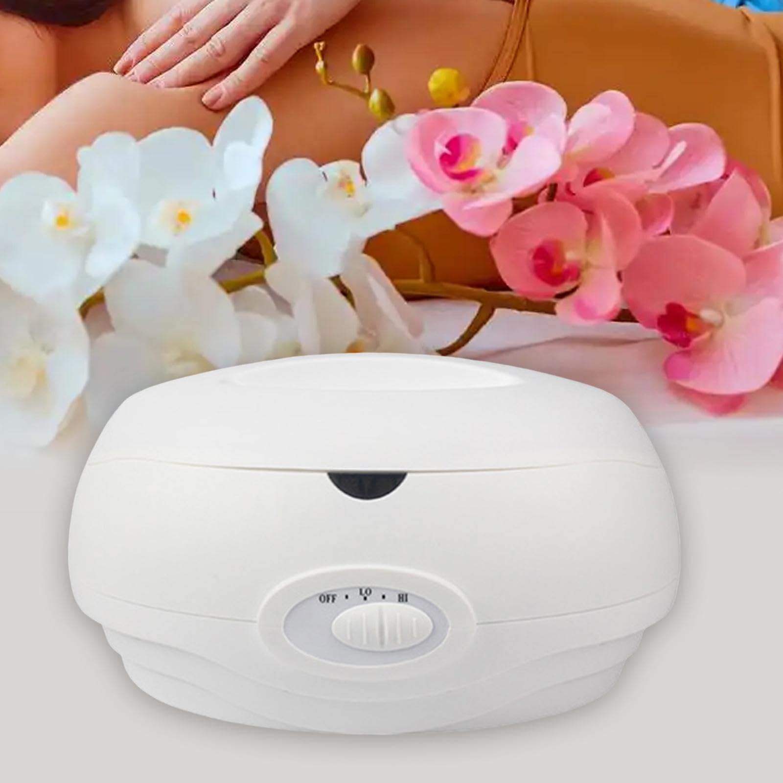 Generic Paraffinheater mit Temperaturkontrolle für Effizientes Schmelzen von Wachs für Handpflege Im Salon Und Spa, Weiß