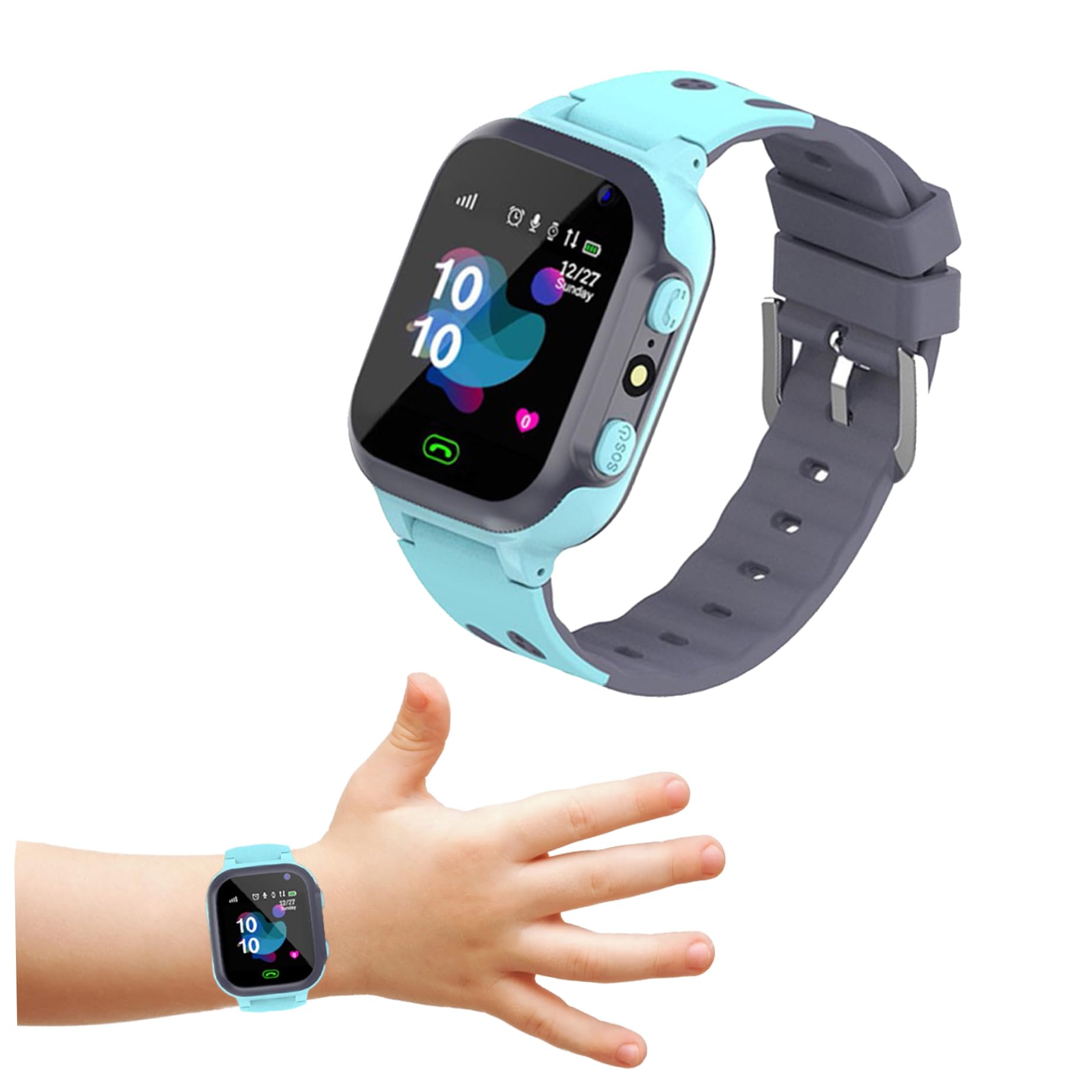 Kids Smart Watch Smarproofr Game Game Smartwatch Location Tracker Avec Appareil Photo Sock Sos Pour Guits Gilles TéLéPhone Smartwatch Pour GarçOns