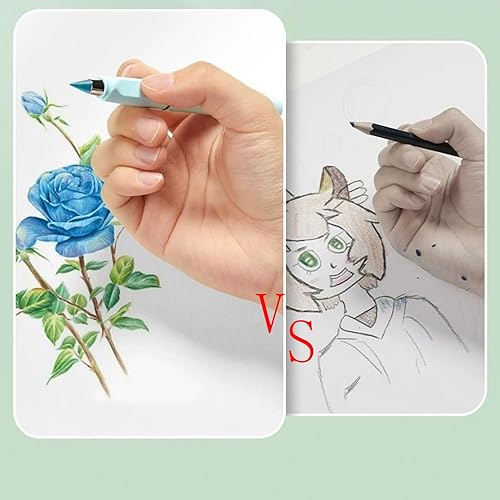 Miniatura 4 de 12 lápices de colores eternos sin tinta con borradores, lápices de metal para colorear, lápiz eterno con 12 cabezales reemplazables adicionales,