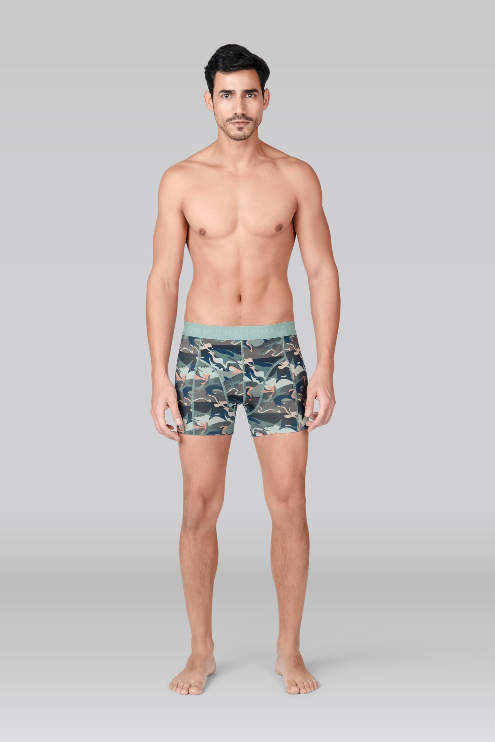 Muchachomalo Hombre Bóxer 3-Pack, Estampado, Algodón, Cinturilla Elástica