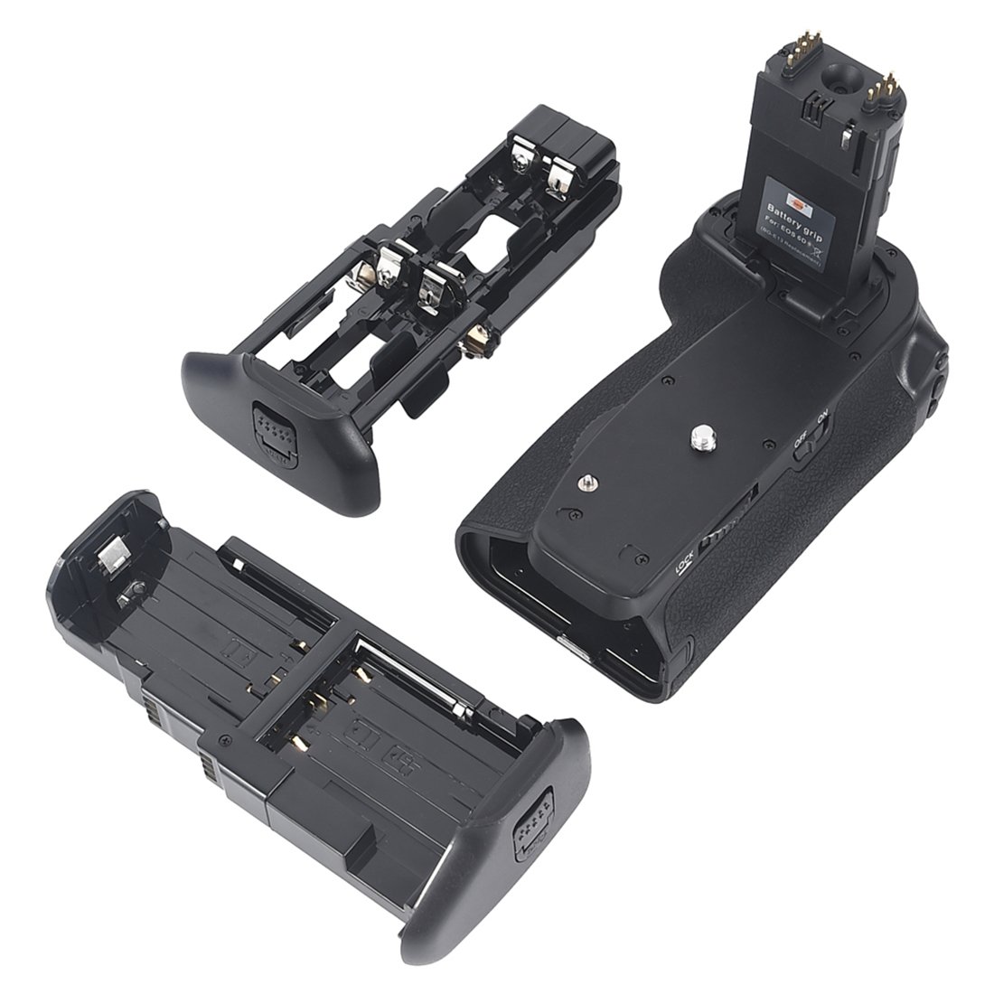 DSTE Télécommande Vertical Batterie Poignée Titulaire pour Canon EOS 6D DSLR Caméra comme BG-E13 avec 2-Pack LP-E6