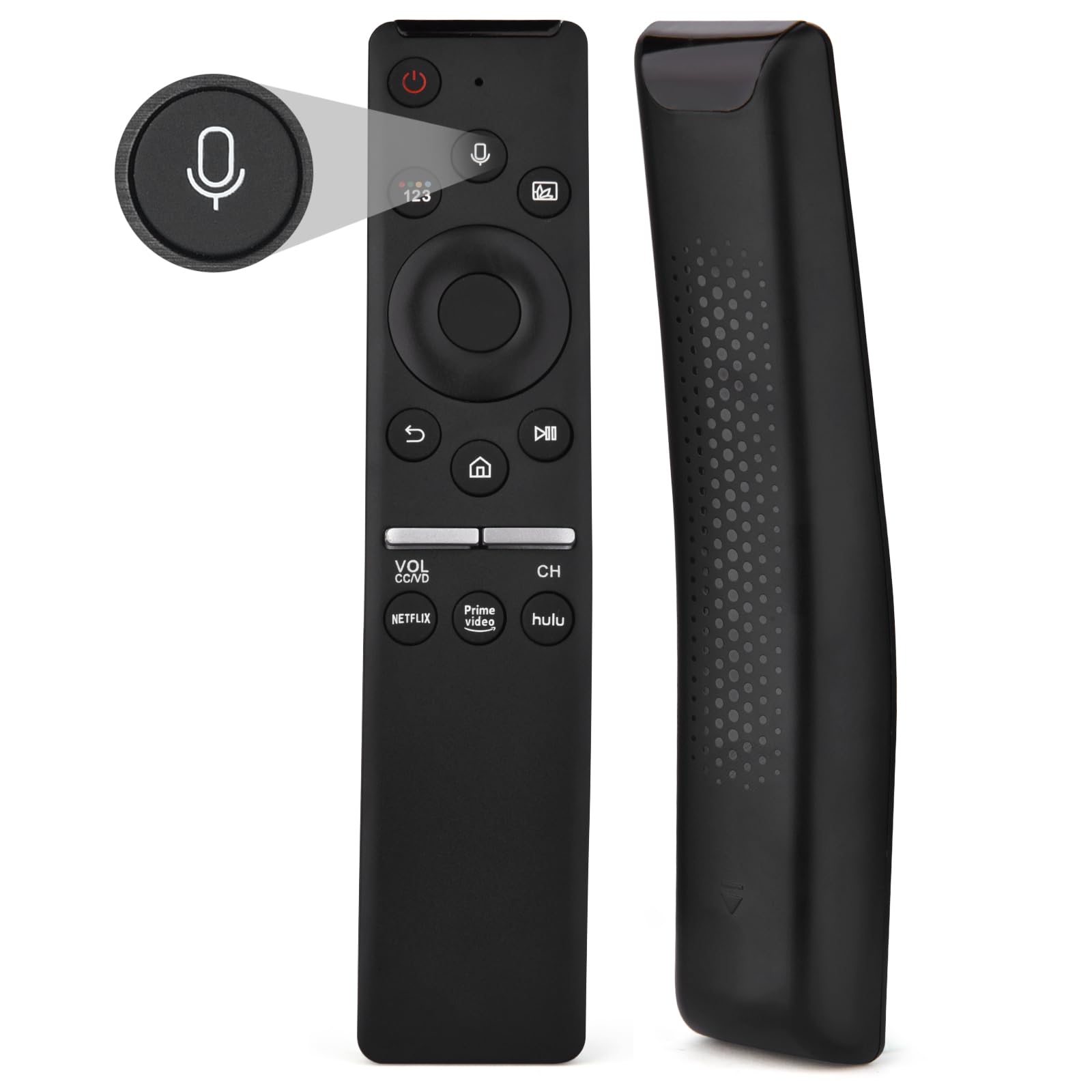 Voice Replacement for Samsung Remote Control,Compatible with BN59-01312A,for Most 2018 to 2022 Smasung Crystal UHD QLED The Frame QLED 4K 8K Smart TVs