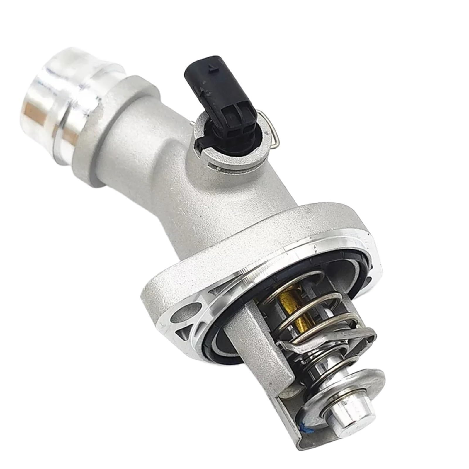 Engine Thermostat Assembly Compatible With Hyundai For Elantra Gt 2018 2019 2020 For Kona 2018 2019 2020 2021 25500-2E085 Engine Coolant Thermostat Housing Assembly