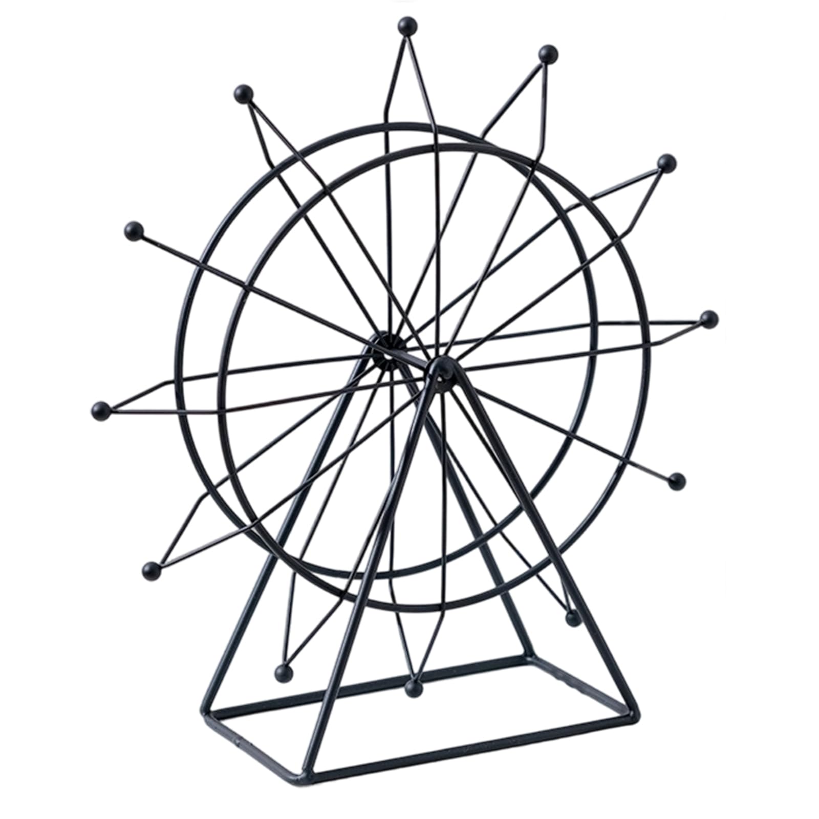 ordinarYone Iron Ferrises Wheel Home Decors Accents Ferrises Wheel Bookshelfs Decors Ornament Art Sculpture Housewarmings