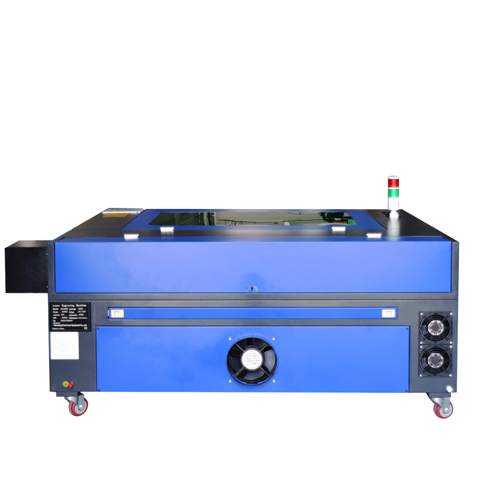 Produktbild von 100W CO2 Laser Graviermaschine – 1000x800 Mm Mit Drehachse, USB/WiFi, LightBurn, CE, 256 Farben