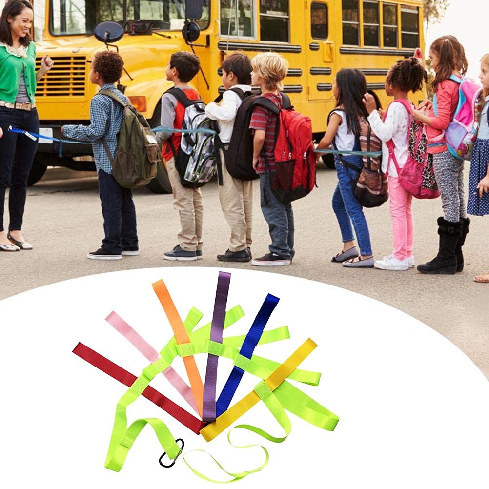 Lot De 3 Cordes De Traction Anti-Perte Pour Enfants - Laisse De Sécurité Colorée Maternelle Avec Poignées, Idéal Garderie & Sorties