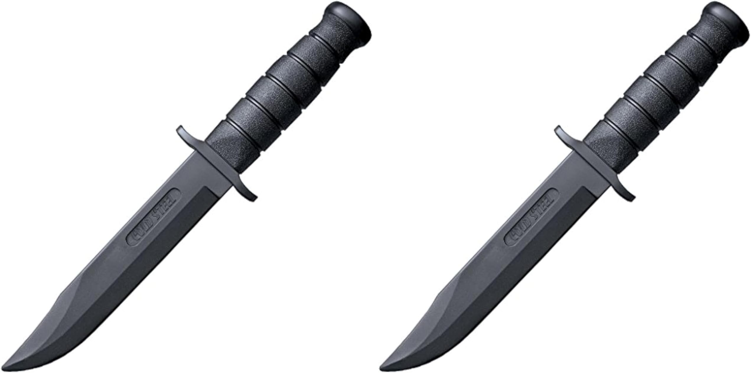 Couteau d'entrainement Cold Steel 92R39LSF poignard en caoutchouc noir pack de 2