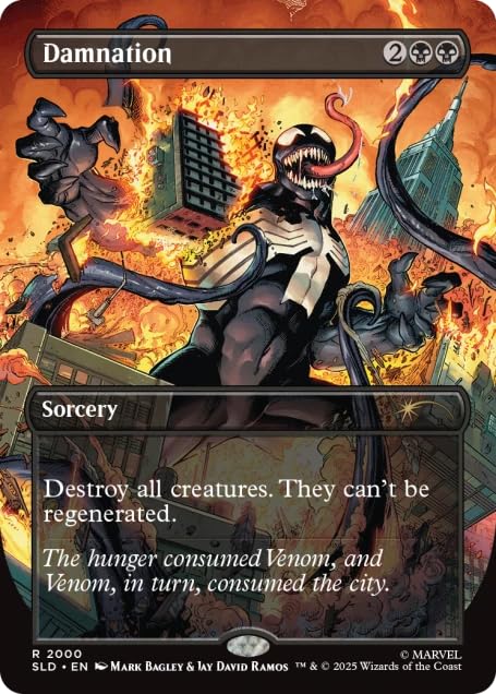 Magic the Gathering Secret Lair x Marvel's Spider-Man: Venom