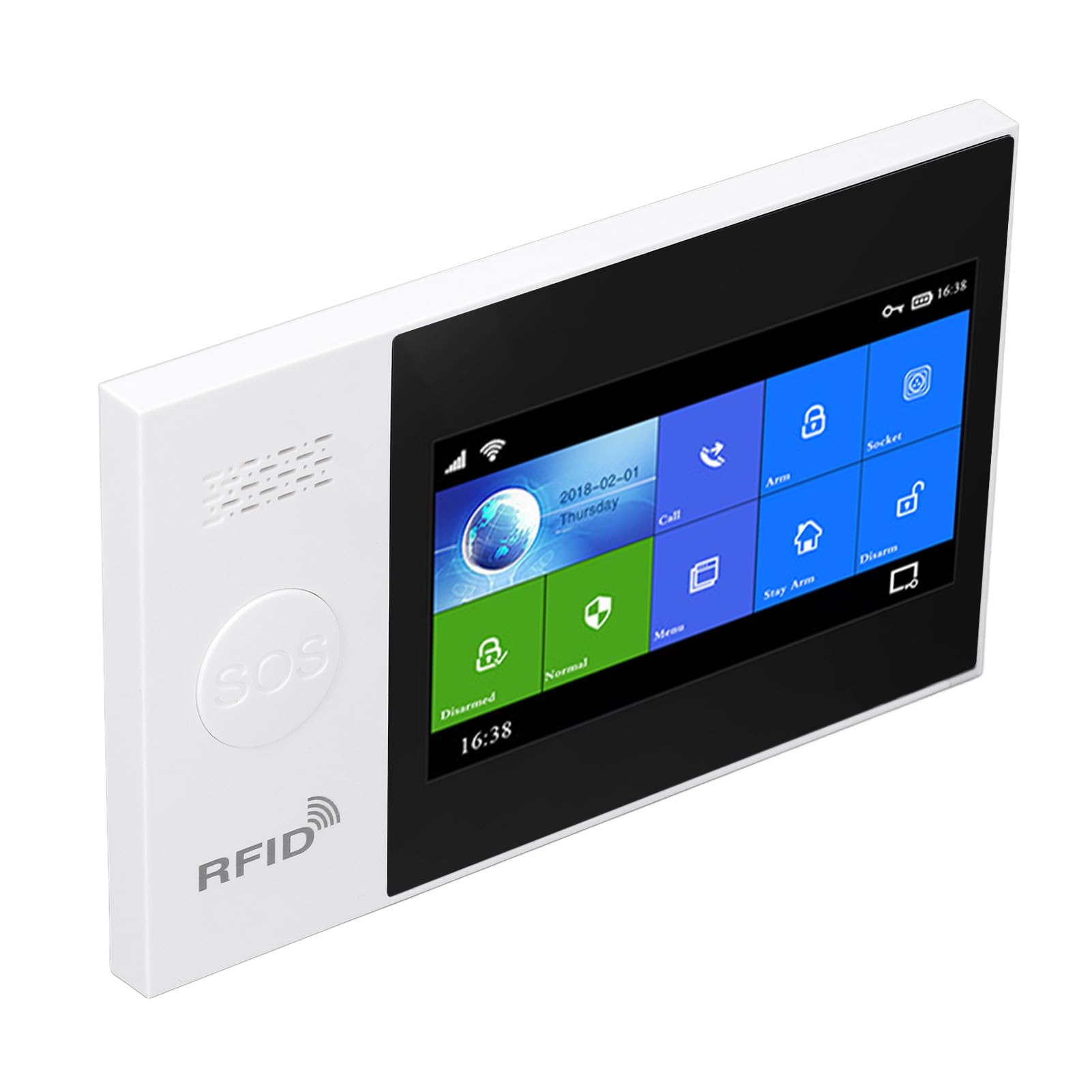 Domary di Allarme Domestico WiFi con Sirena da 115 Db, Comando Vocale,