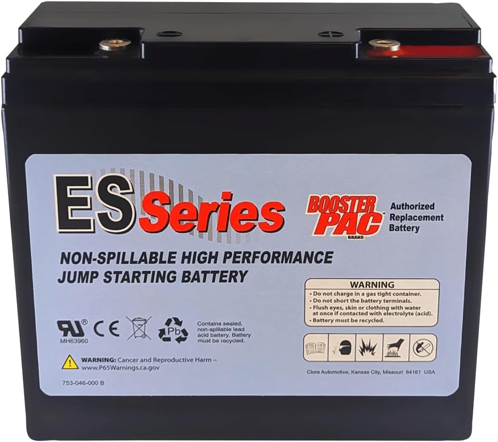 Clore Automotive ES1230 Replacement Battery (ES Series for ES5000