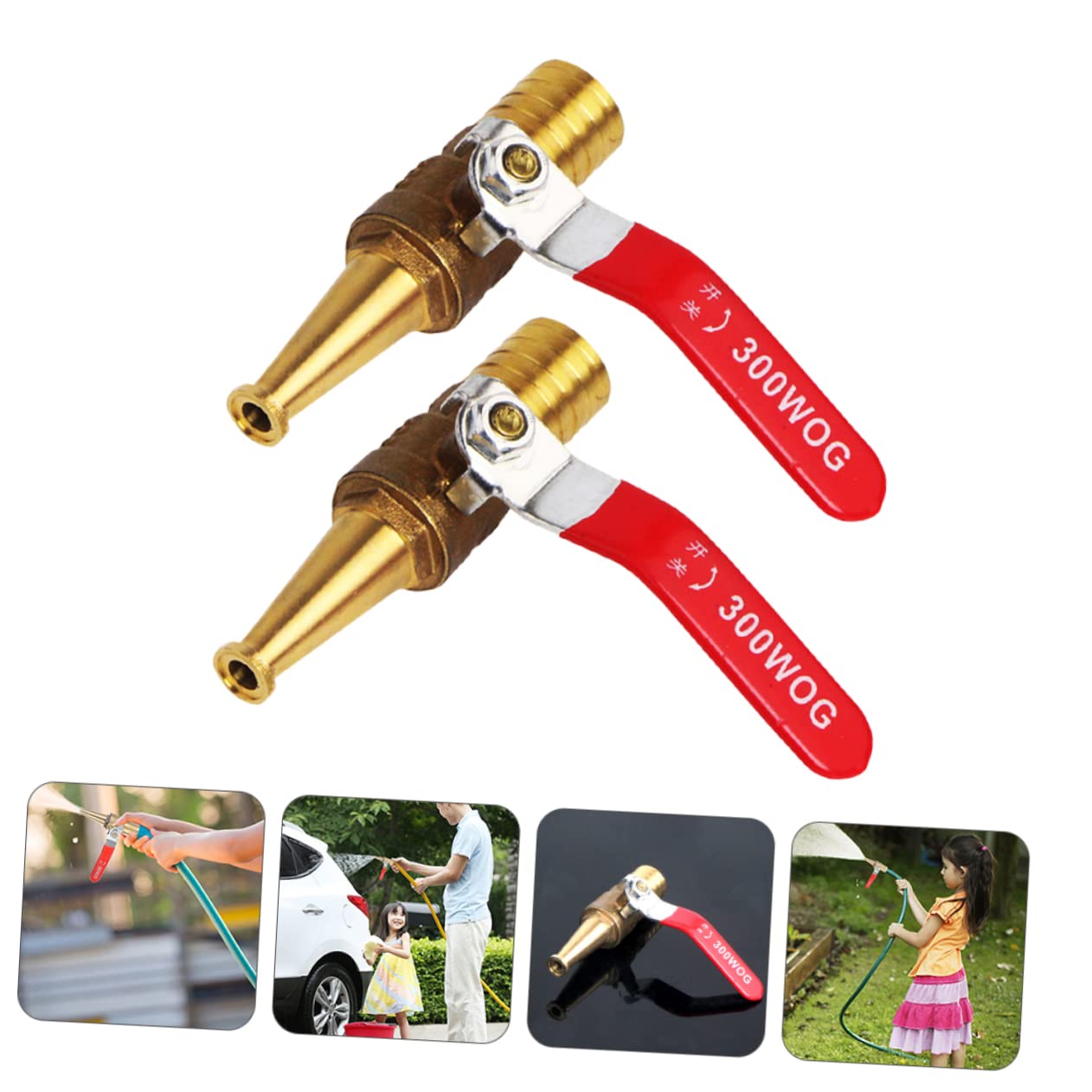 POPETPOP 6pièces Buse De Tuyau Arrosage Haute Pression Pour Jardin Accessoire Pratique Pour Lavage De Voiture Et Arrosage Plantes Avec De Pulvérisation Ajustable