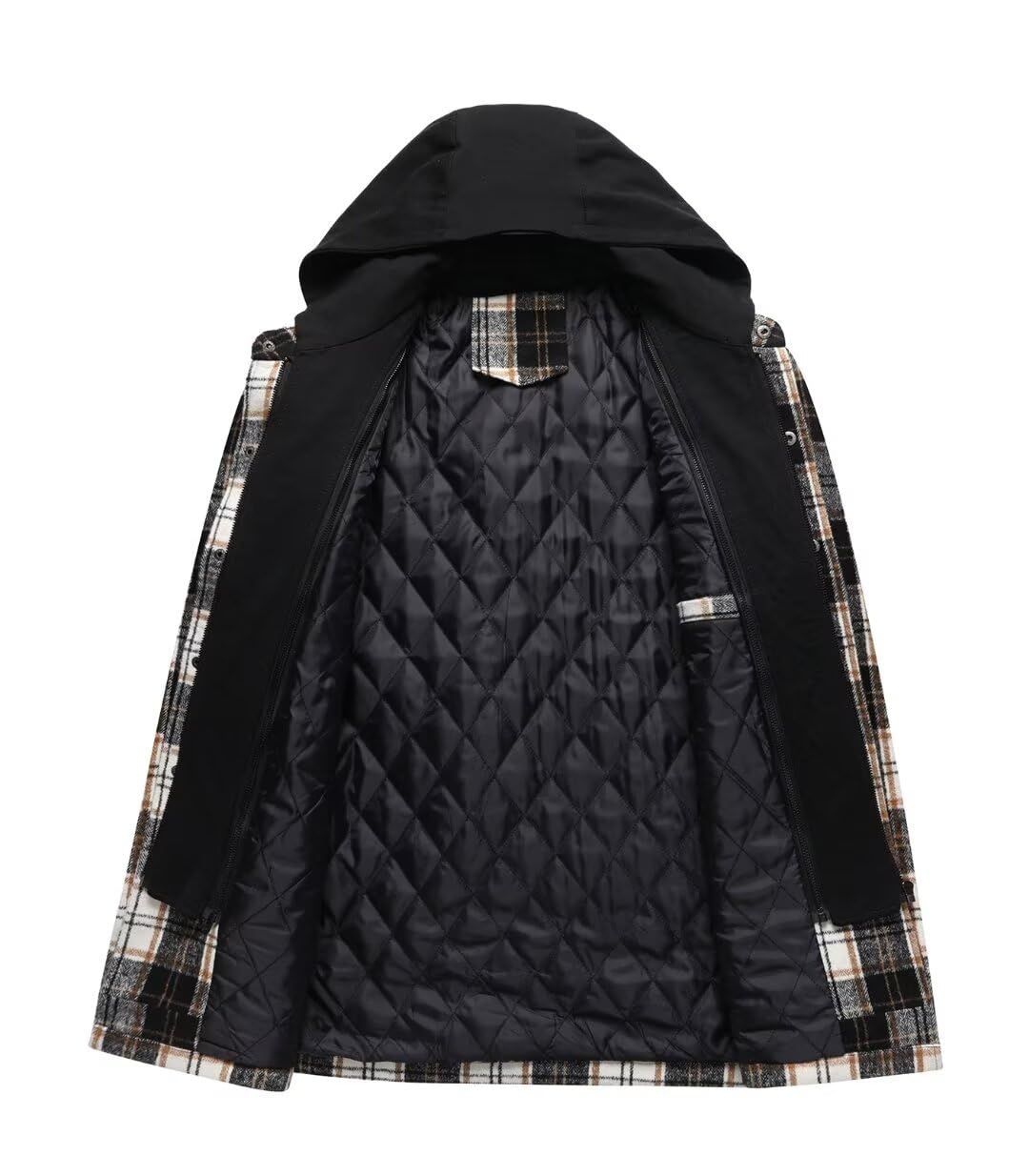 FTIMILD Jaqueta masculina de flanela com capuz, forro de ovelha, acolchoado, com capuz, xadrez, uso ao ar livre, casual em promoção! Veja a oferta e mais achadinhos de Jaquetas & Casacos 4 Hoje é o melhor dia para comprar FTIMILD Jaqueta masculina de flanela com capuz, forro de ovelha, acolchoado, com capuz, xadrez, uso ao ar livre, casual com aquele preço maroto! Promoção! Aproveite a oferta! 4