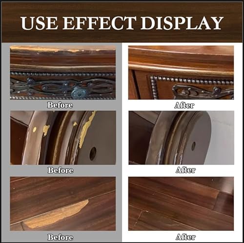 5 Laminat Reparaturset, Parkett Reparatur Holzkitt für Laminatboden Holz Arbeitsplatte Holzmöbel Weiß Creme Braun Holzfarbe, Holzpaste Reparieren Kratzer Risse Löcher Flecken
