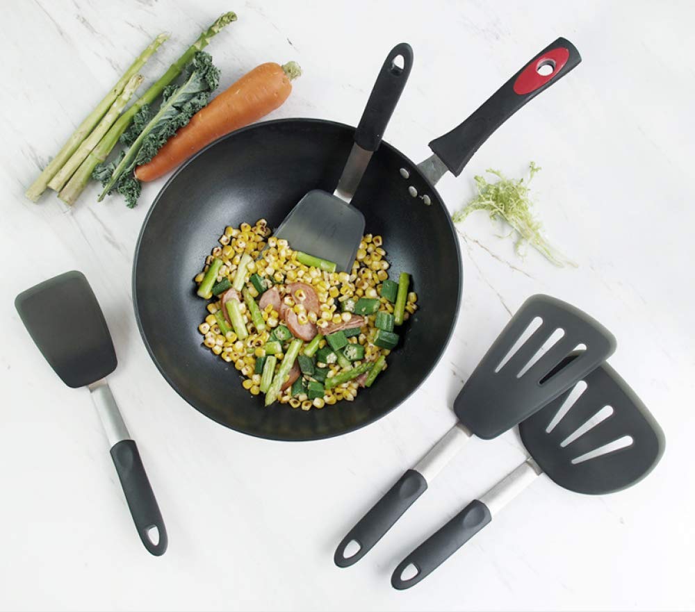 Spatola da cucina, 7 pezzi set di utensili da cucina in silicone utensili da cucina cucchiaio da cucina antiaderente spatola in silicone set di spatole per crema per torta