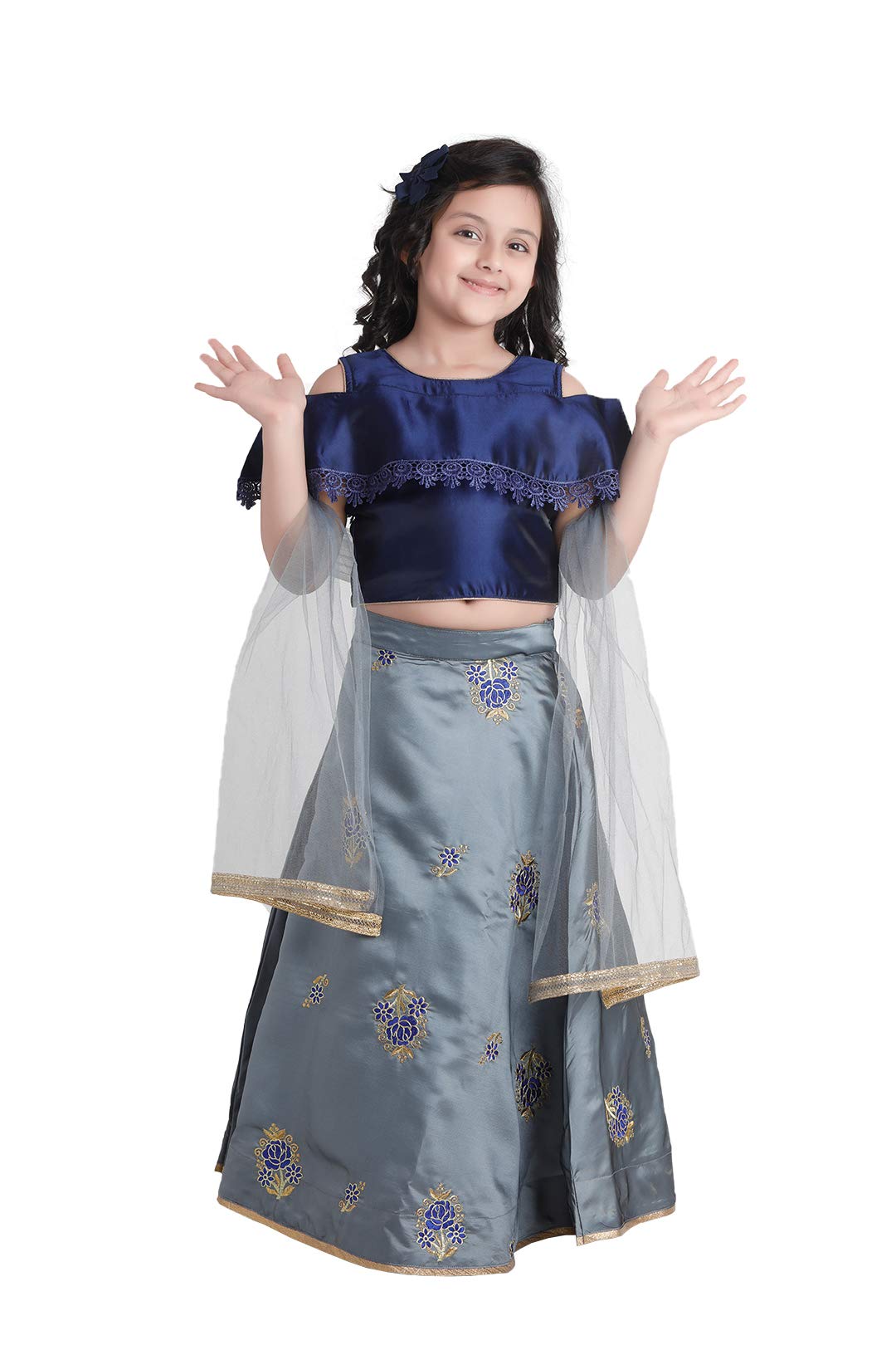 ADIVAKids Indian Ethnic Wear Lehenga Choli for Girls