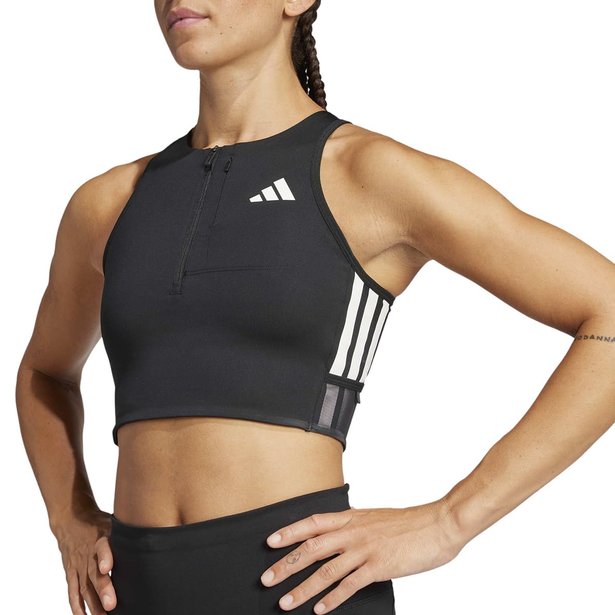 adidas Débardeur de course Adizero pour femme avec poches en gel