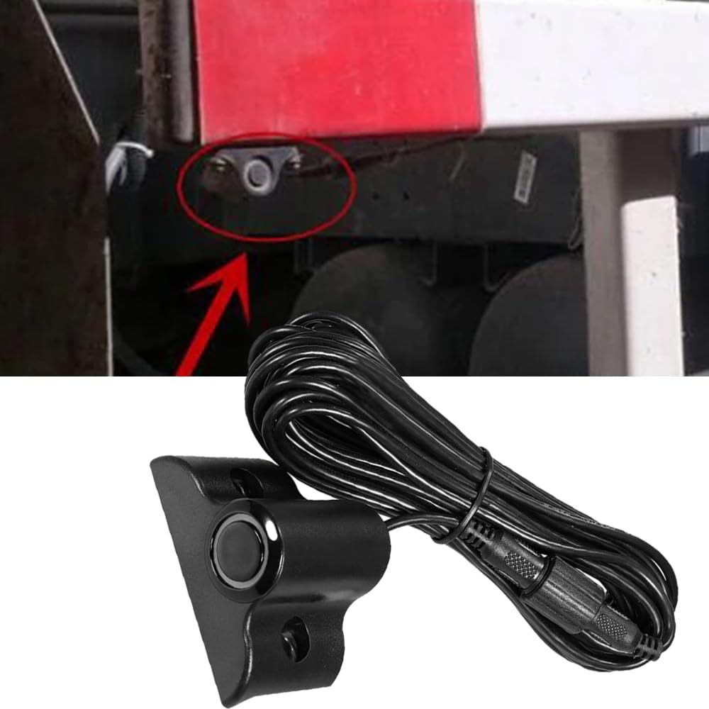 Baceyong Système de capteur de recul de camion à LED, kit de capteur de stationnement, système d'indicateur d'alerte sonore de radar de recul