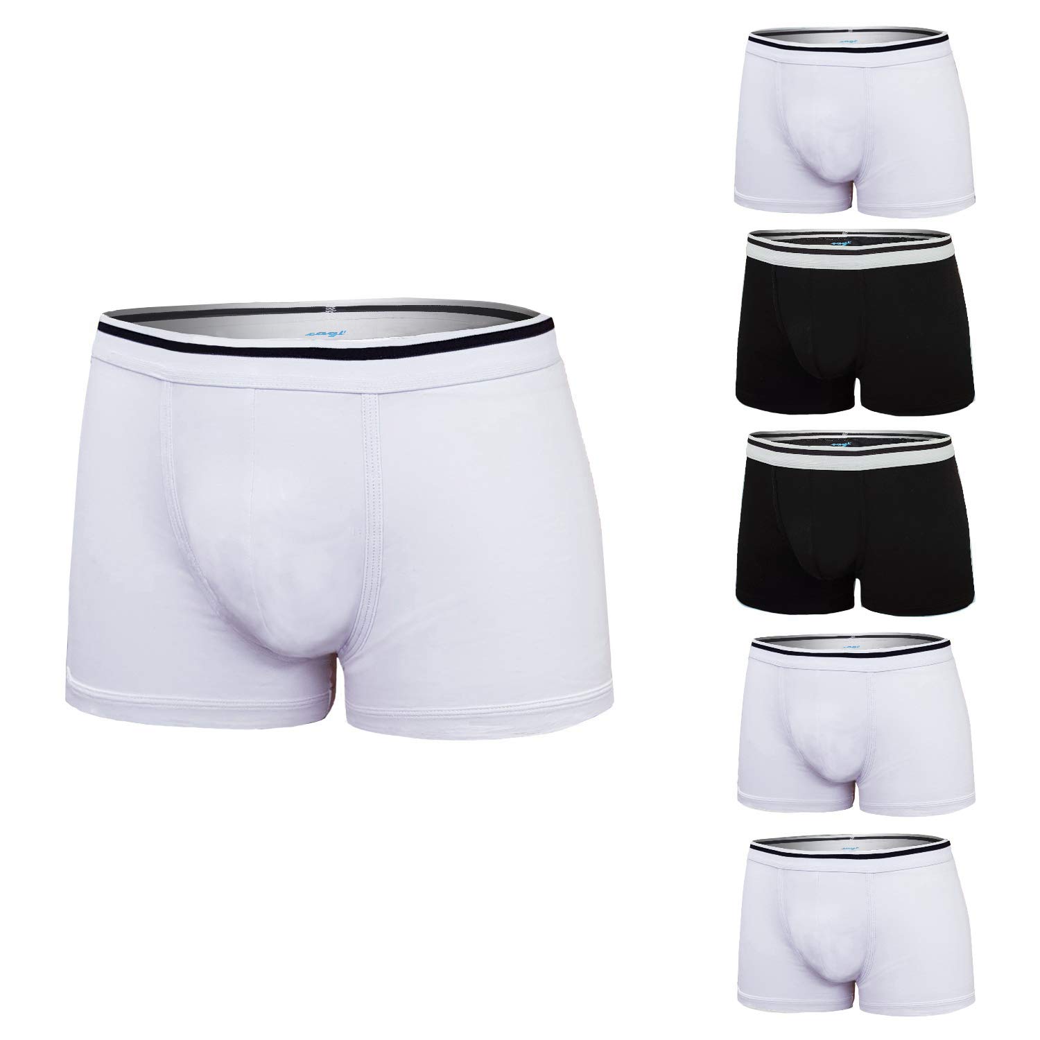 CAGI 6 Boxer Parigamba Uomo - Sporty Collection Cotone Elasticizzato Art. 1130 - Multiconfezione