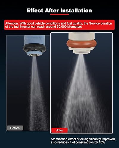 Miniatura 6 de 6 inyectores de combustible compatibles con M35 4door Sedan 3.5L 2009-2010 para EX35 4door Sport Utility 3.5L 2008-2012 Potente rendimiento