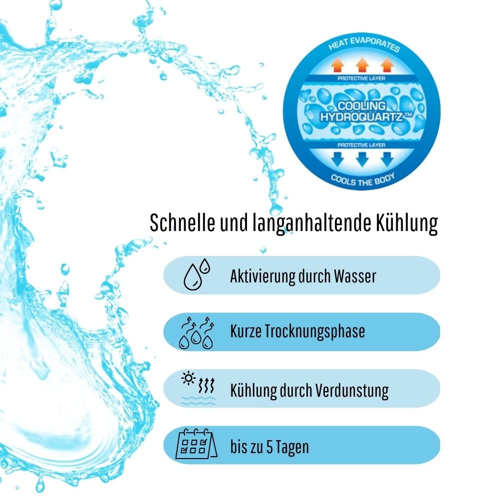 Kühlweste - Pacific Blue, Größe S - 4XL