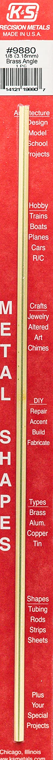 K&SEngineering K+S 9880 Brass Angle 1/8