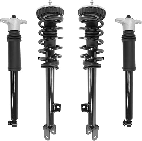 COMPLETESTRUTS - Conjunto completo de puntales delanteros con resortes helicoidales y amortiguadores traseros de repuesto para Hyundai Genesis Sedan