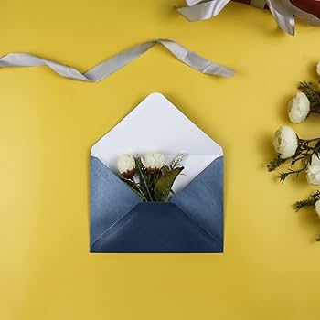 Amazon | YINUOYOUJIA 招待状用封筒 50枚 5 x 7インチ パール