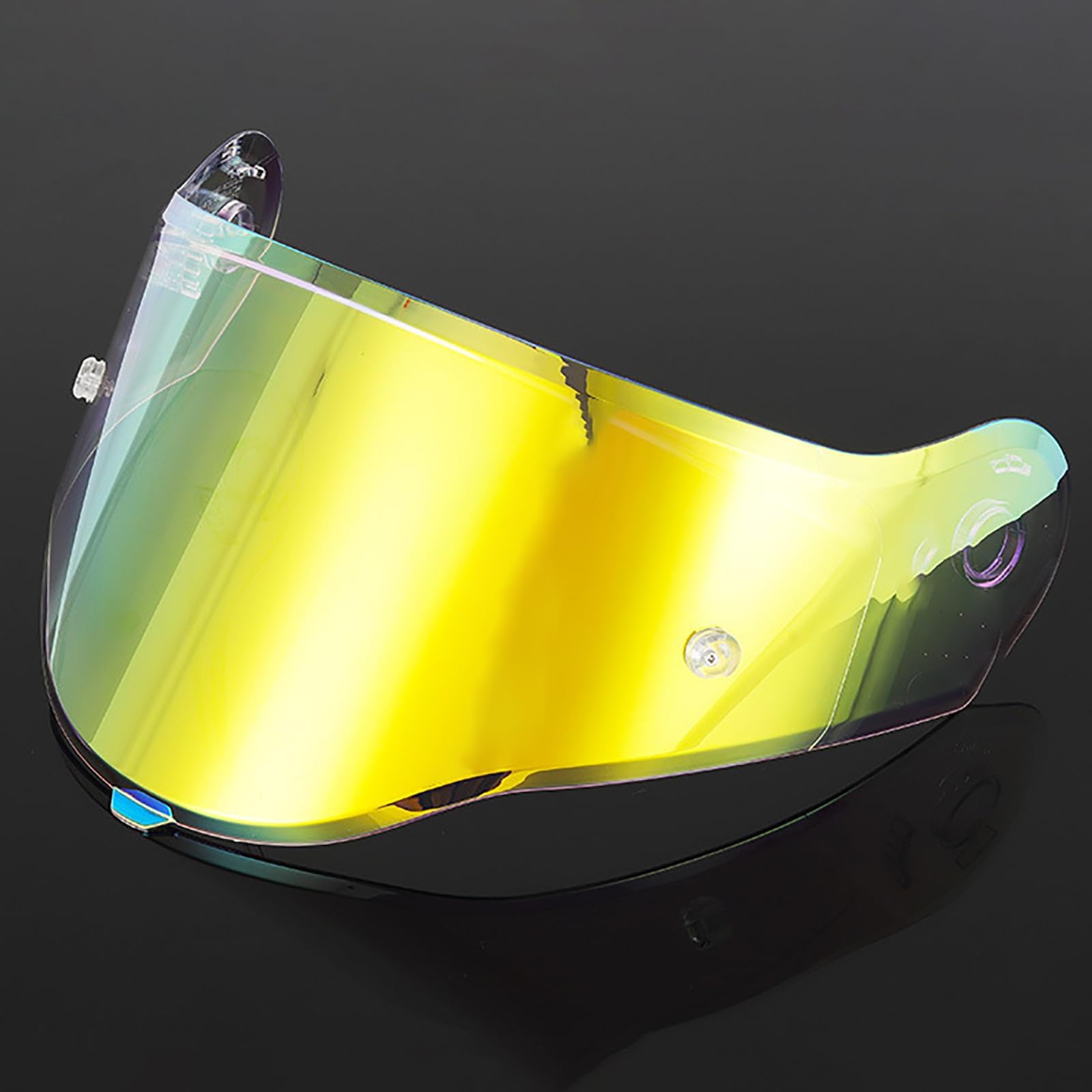 Visiera per Casco da Moto per Soman SM965,Casco di Protezione Eolica della Moto Sostituzione Visor,J