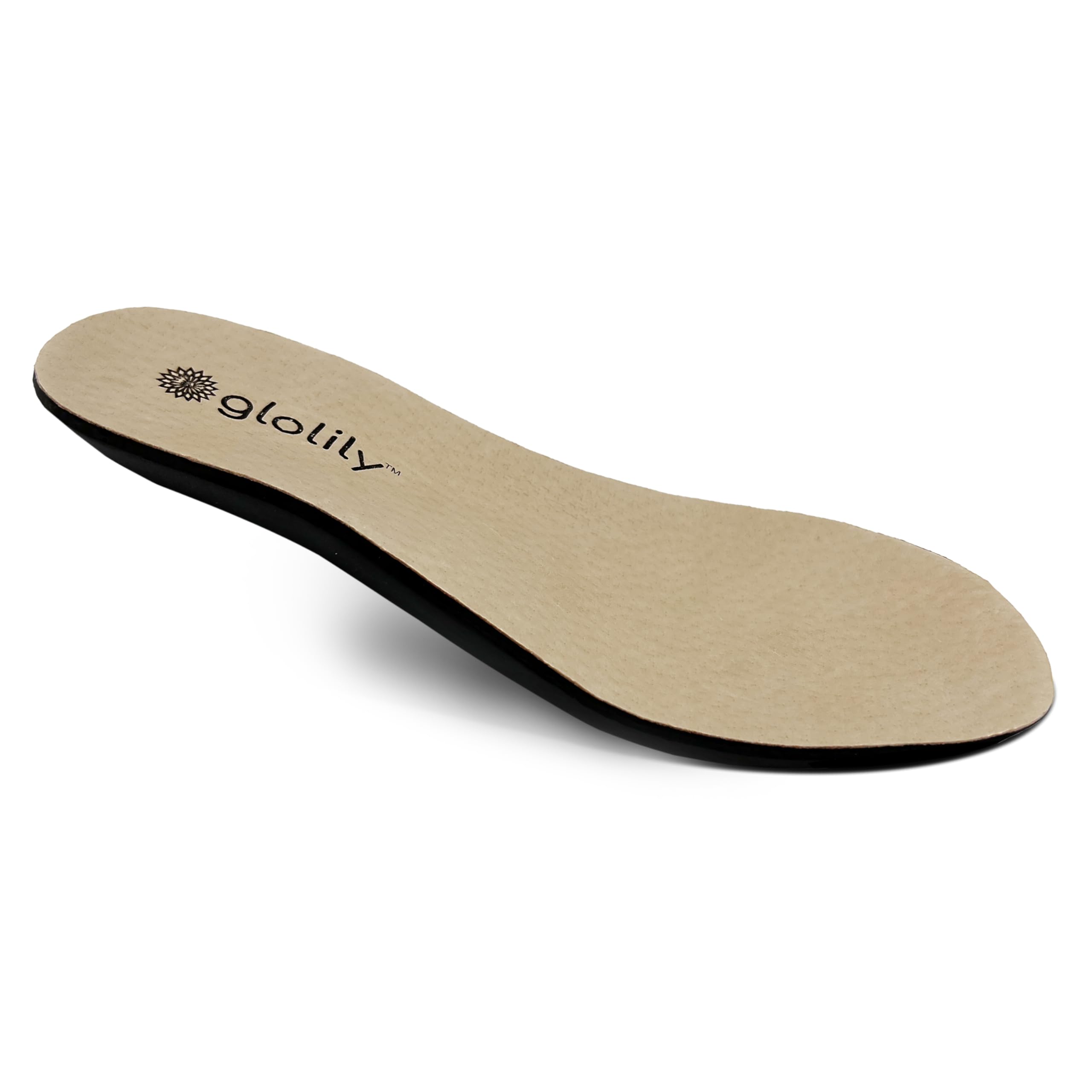Glolily Insoles Women's Replacement Shoe Inserts - Leather, 7.5 M