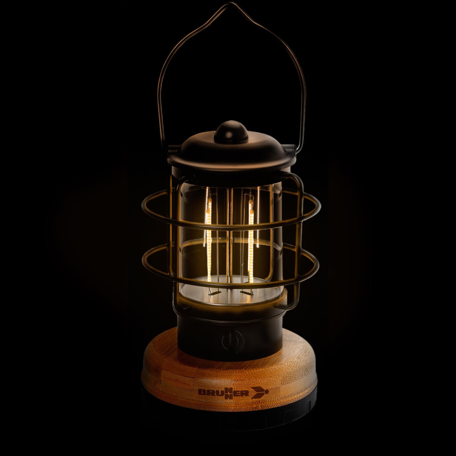 Brunner Camping Lampe Lamparina Outdoor Hänge Laterne Akku USB Aufladbar LED