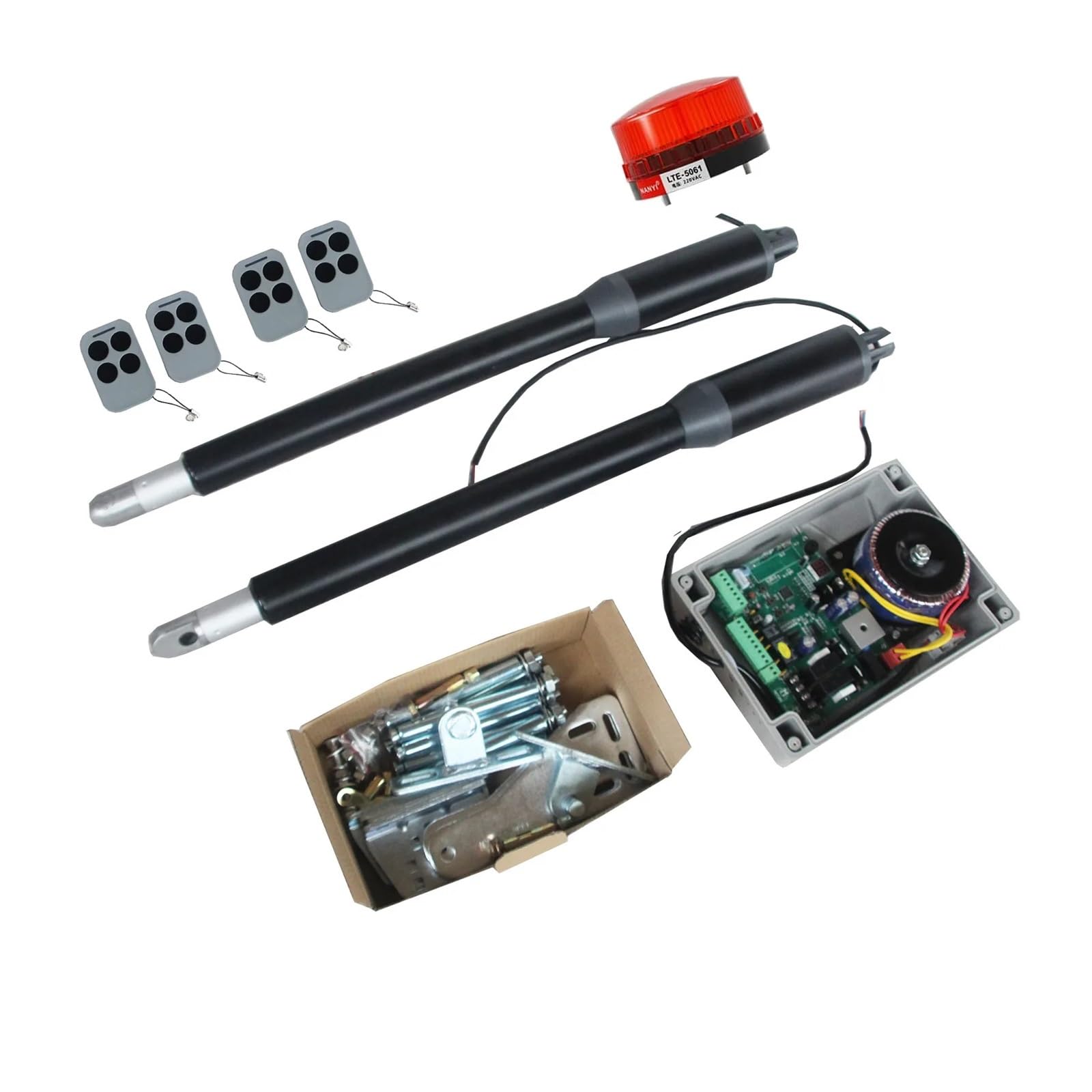 Automatic Gate Opener, Linear Actuator Worm Gear Pistons Gate Opener Electric 24V AC220V 110V Automatic Swing(KI8)