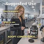 IsoWhey Isolation de la laine & Mélange concentré, Récupération, 24g protéines 75 Services
