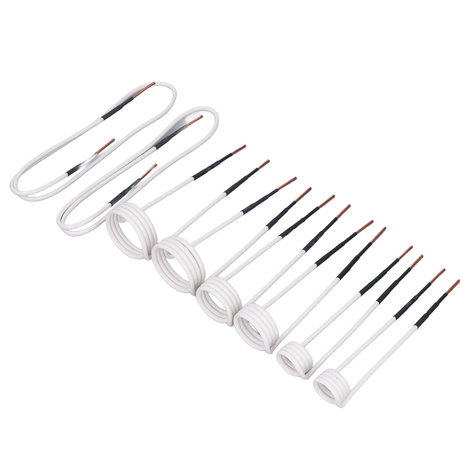 Induktionsheizspulen-Set, Induktionsheizspule, 8-teiliges Heizzubehör für Schrauben, 4 Muttern-Set, Kit-Kombination, 8-teiliges Set, Seitenschneider