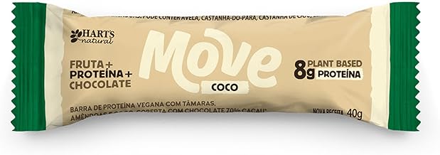 Hart's Natural Oficial Barra De Proteína Move Coco 40G