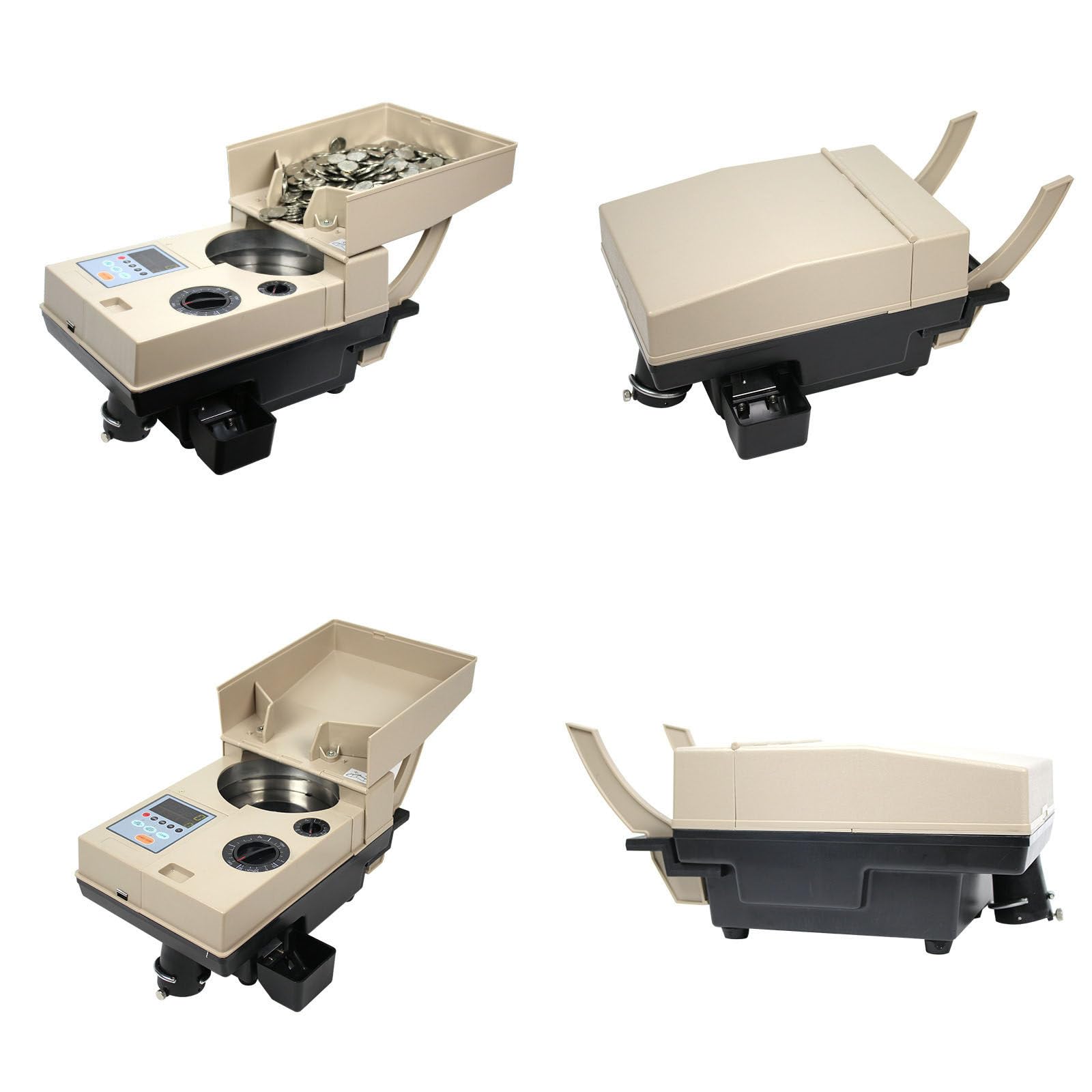 Contamonete ad Alta velocità,Raccoglitore di Monete per impieghi gravosi,Contamonete Portatile ad Alta velocità e selezionatore