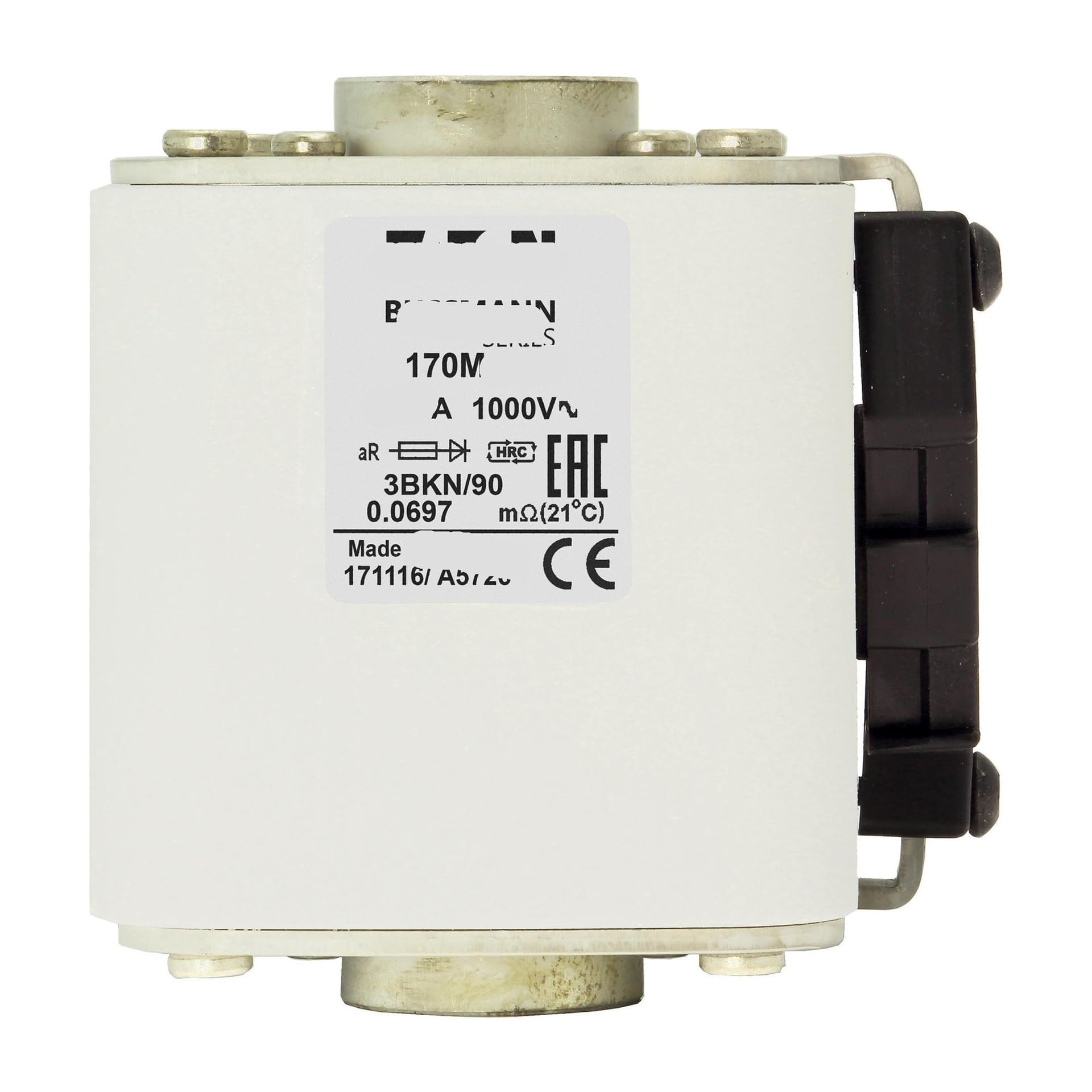 Fuse 170M8513 European Standard Cube Series-Flat end Installation Type