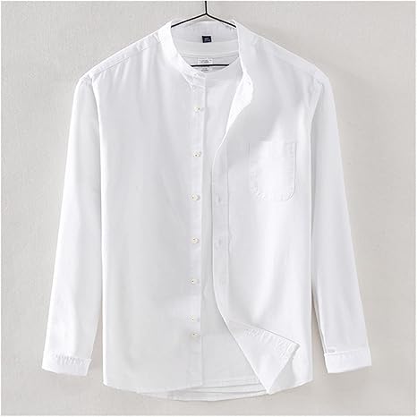 No collar long sleeve shirt Clearance