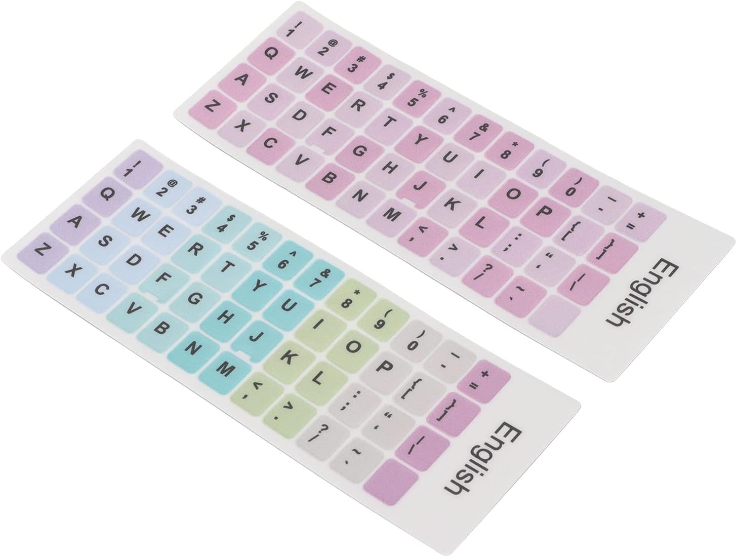 Keyboard Stickers, 2 PCS Laptop Keycaps Stickers Easy