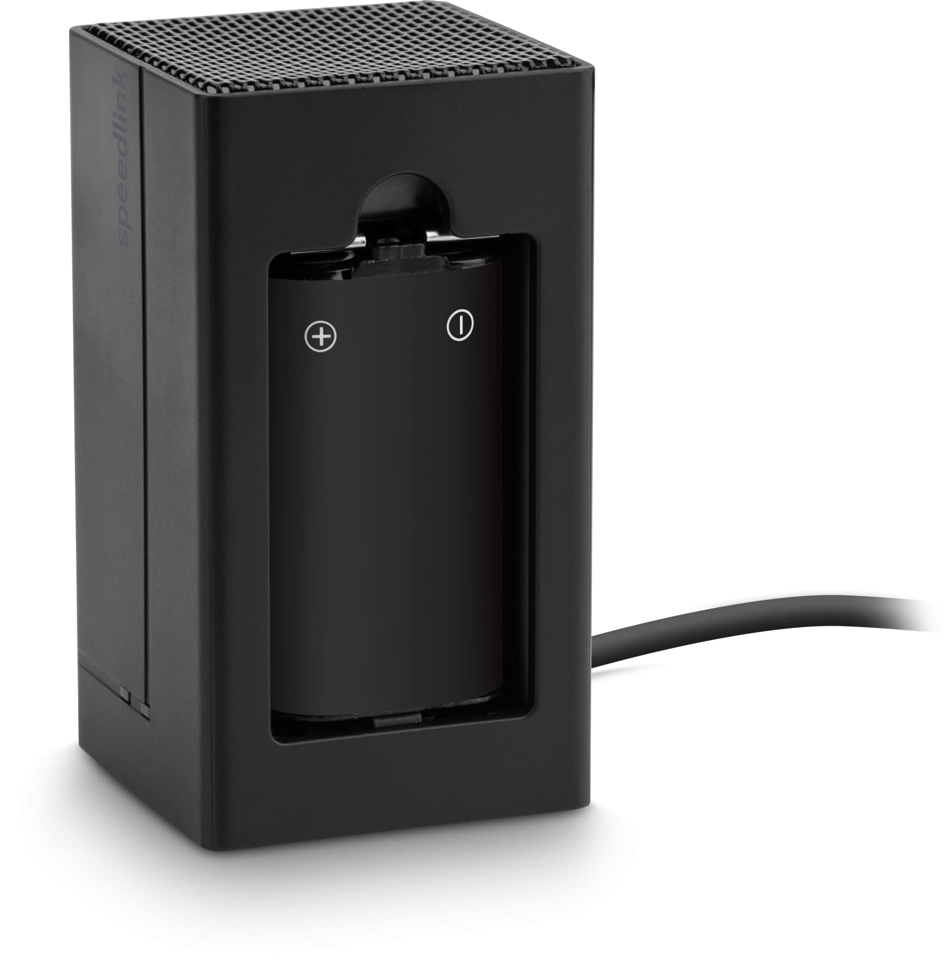 Speedlink JUIZZ USB Caricabatterie doppio per batteria controller Xbox, Xbox Series X, Xbox Series S, Xbox One, con 4 potenti batterie ricaricabili, fino a 32 ore di gioco, colore nero