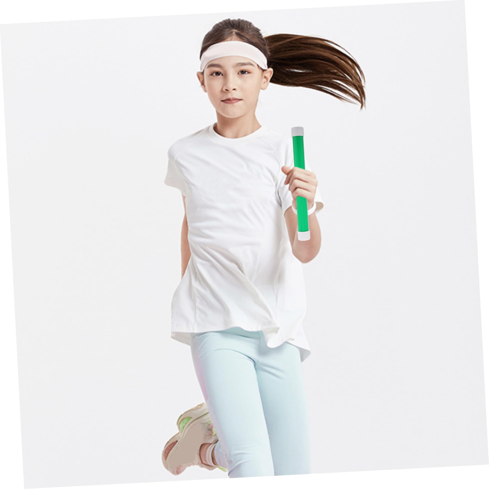 Bâtons de Relais Matériel D'entraînement Sportif Polyvalent en Plastique pour Garçon et Filles 4pcs 25cm pour Écoles et Compétitions Scolaires