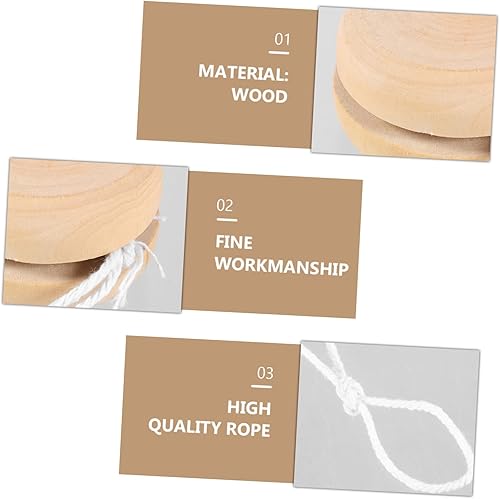 Miniatura 8 de KICHOUSE 10pcs Graffiti Yo-yo Wood Yoyo Toys Yoyo Animal Children Yoyo Unfinished Wood Crafts Trick Yoyo Beginner Wheel Ball Kid Toys Kids