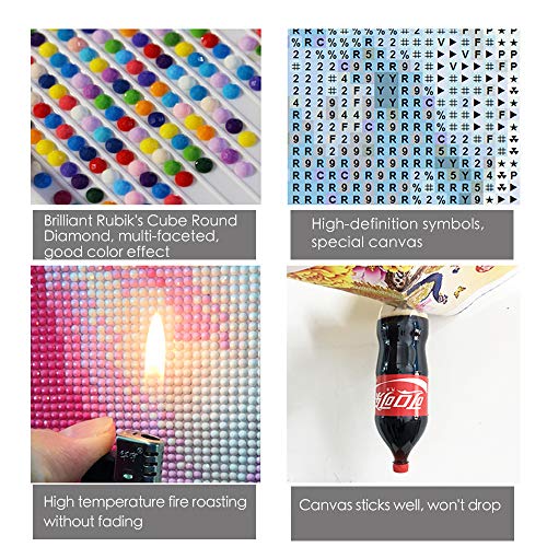 Diamond Painting Kits for Adult Kids,DIY 5D Round Crystal Full Drill Cross Stitch Handicraft, for Home Wall Decorative Arts Crafts, Full Drill (Mouse) - Thumbnail 3