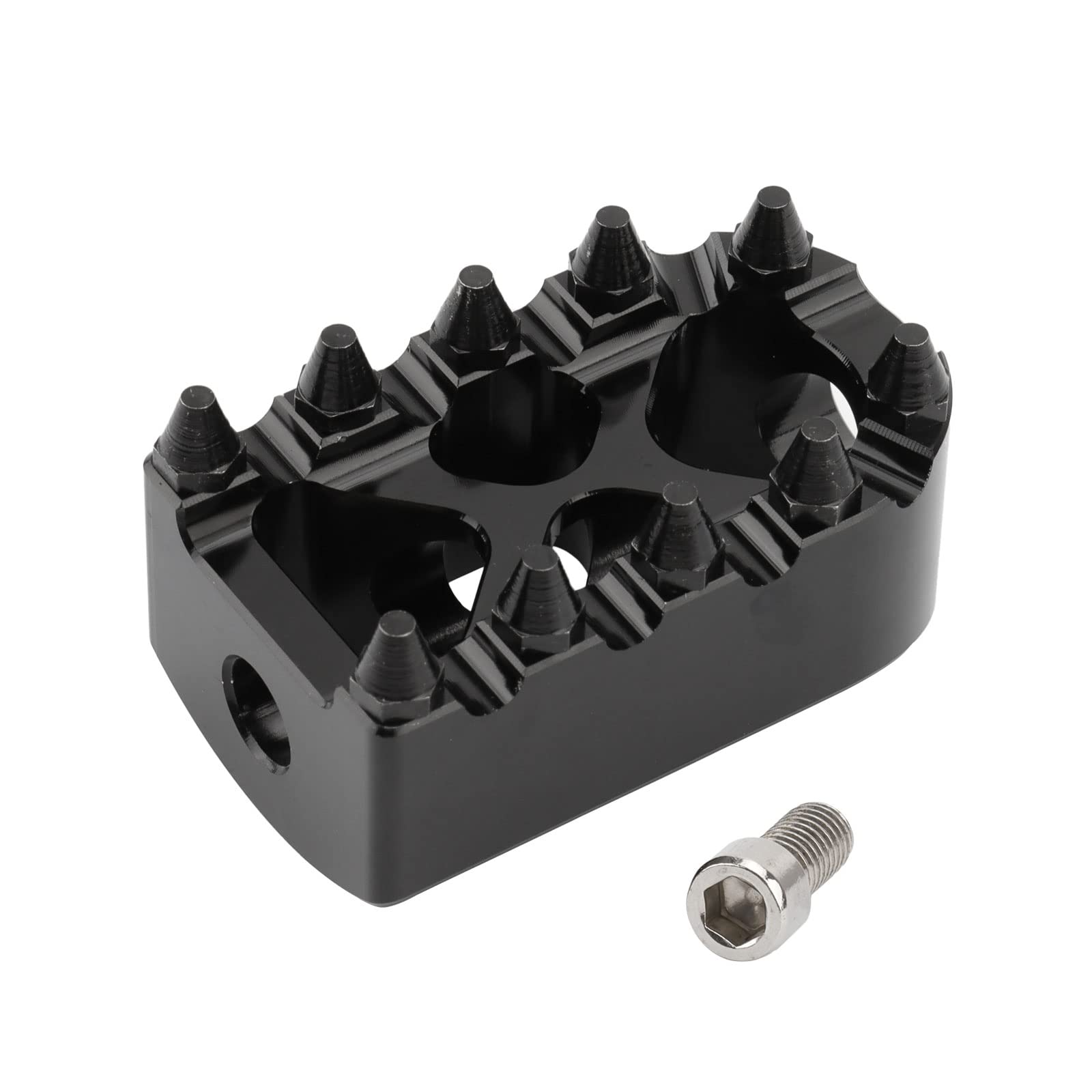 Lenkdou CNC Floorboards Foot Pegs & Shifter Lever Set – Black Aluminum – For Harley Touring Street Road Glide