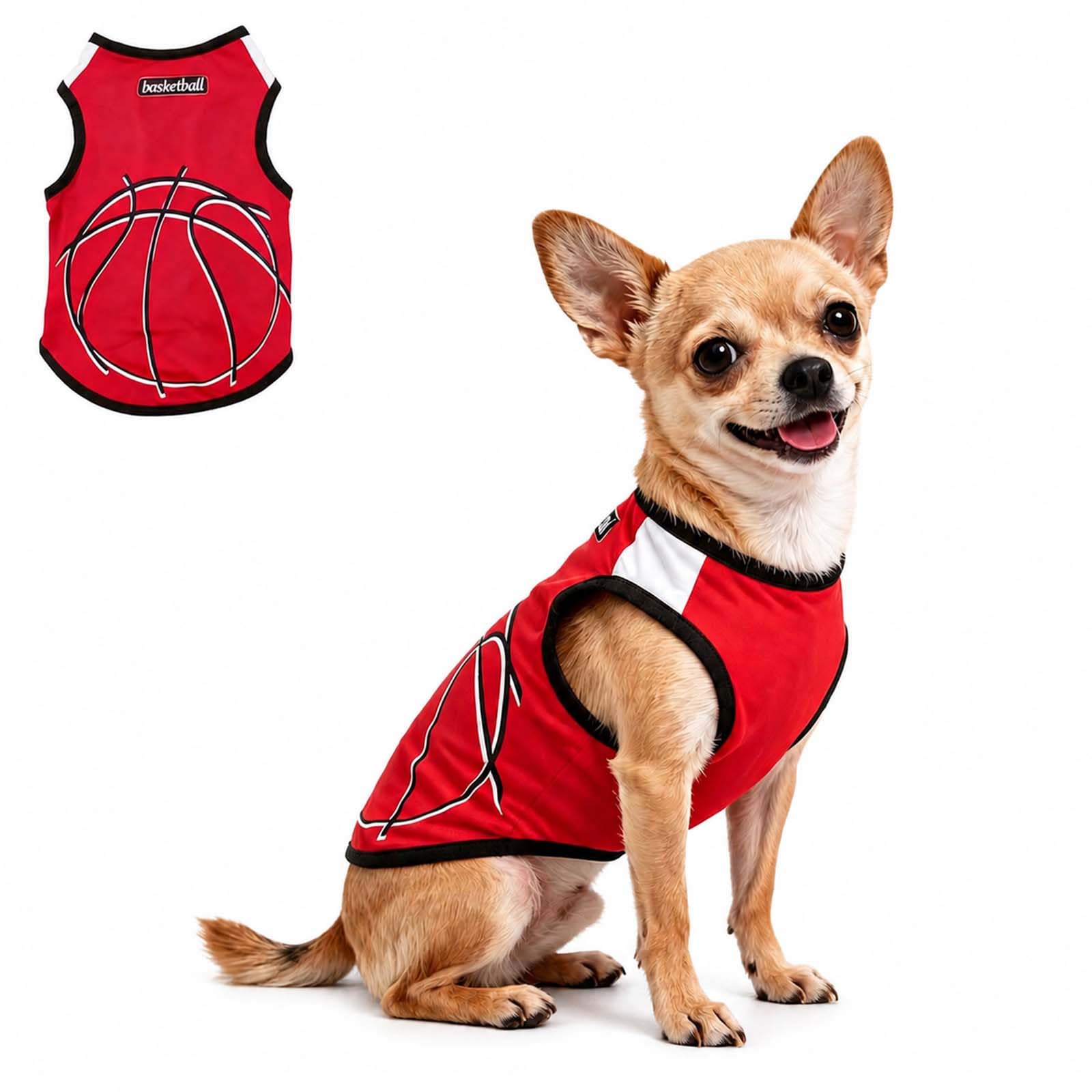Nucsomeole Dog Cooling Vest for Dogs - Machine Washable High Elasticity Dog Cooling Coat, Quick-Dry Breathable Dog Shirt Clothes for Summer Outdoor Walking Running, Red (Small)